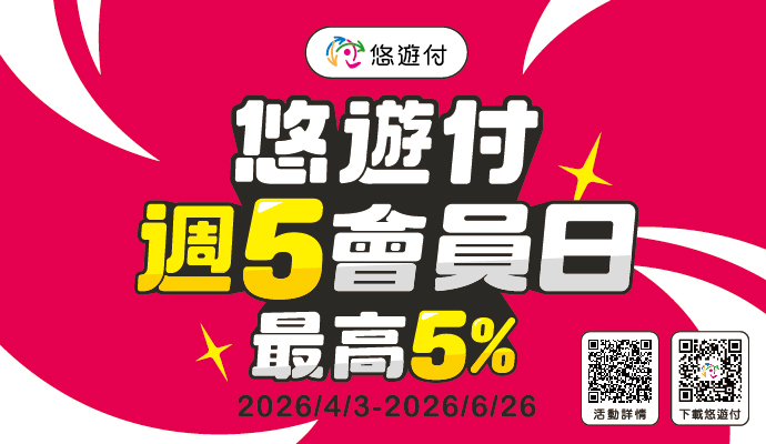 週五會員日最高5%回饋
